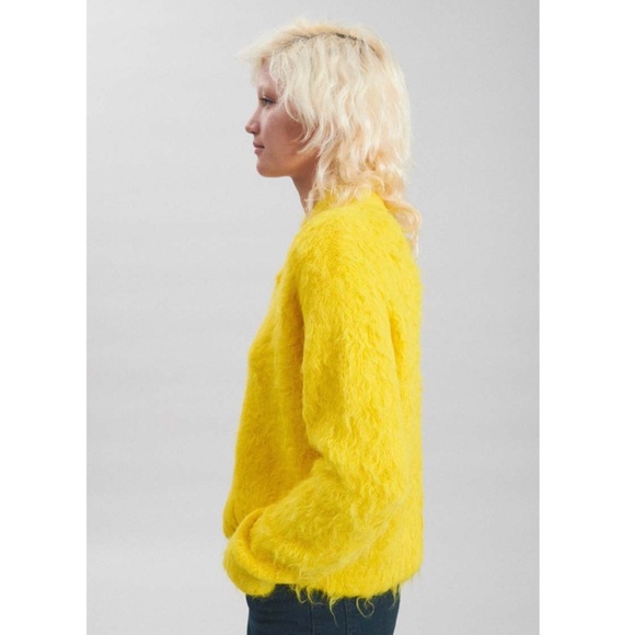 396. Rachel Comey Camini Citron Alpaca Pullover Sweater $457 EUC Medium - Picture 4 of 4